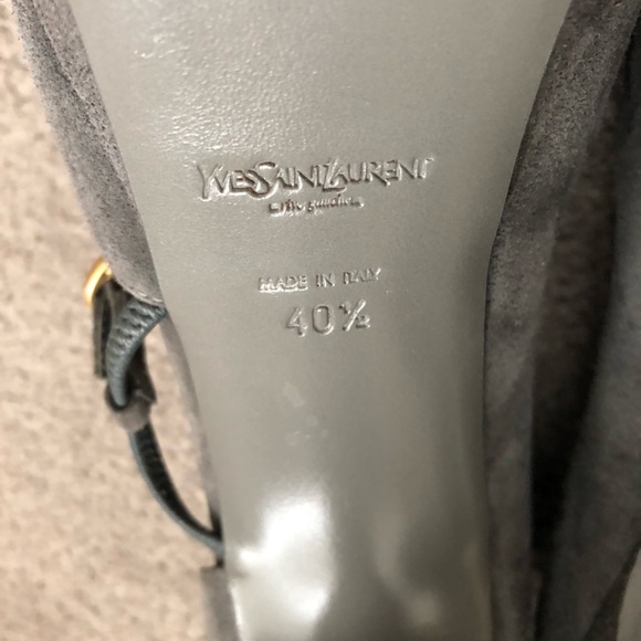 Yves Saint Laurent Suede Pumps Size 40.5 - Picture 8 of 9